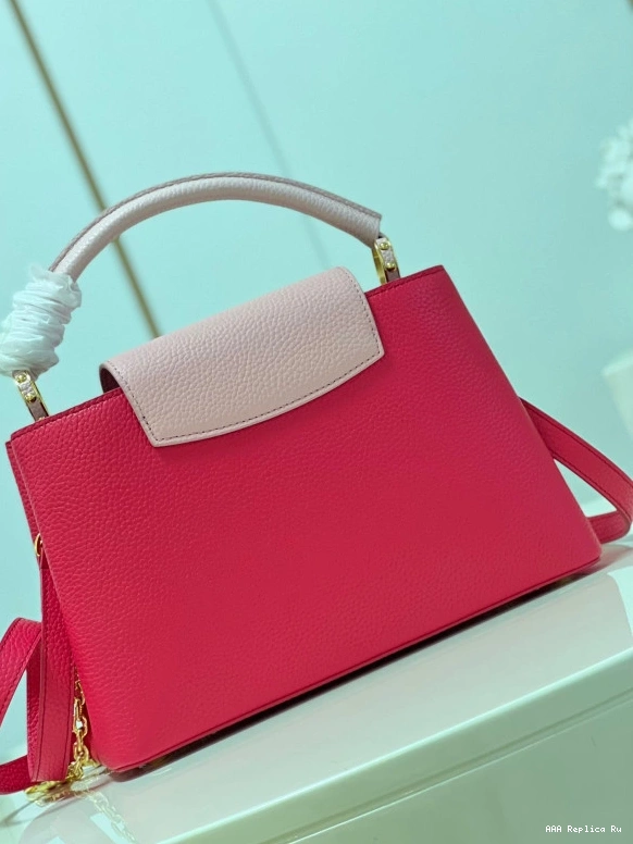 AAA Pruses Bags LOUIS CAPUCINES VUITTON MM 0815